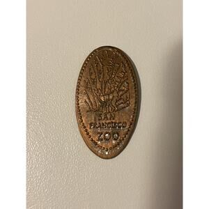 SAN FRANCISCO ZOO Elongated Pressed Smashed Penny